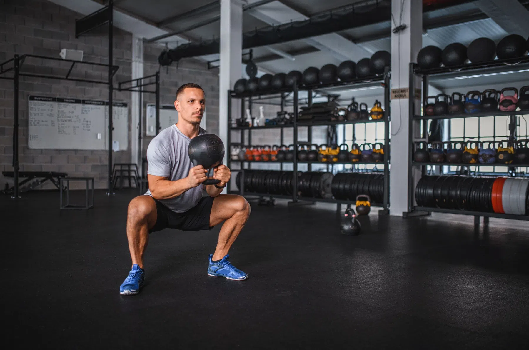 goblet squat, kettlebell goblet squat, dumbbell goblet squat