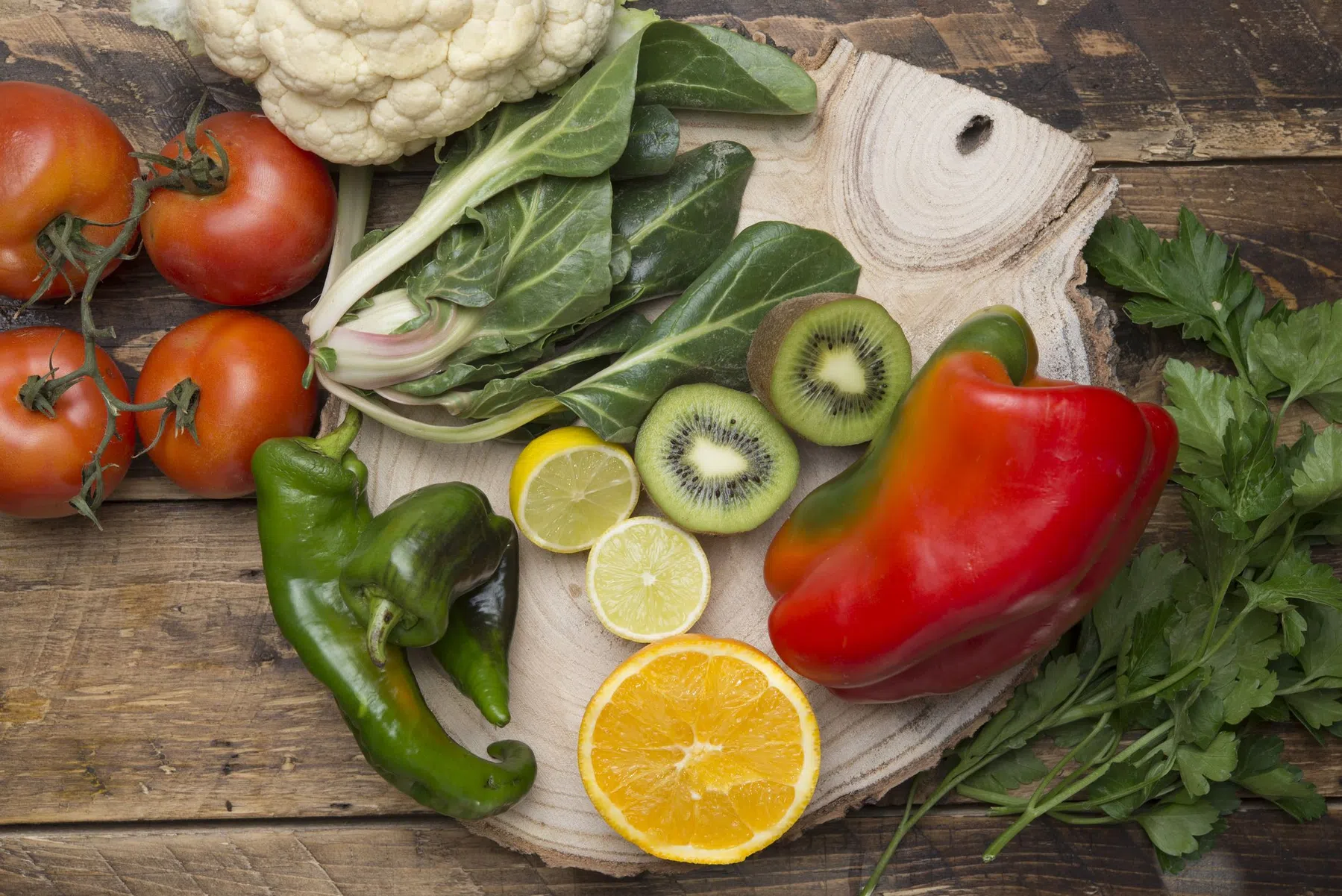 Producten die veel vitamine C bevatten