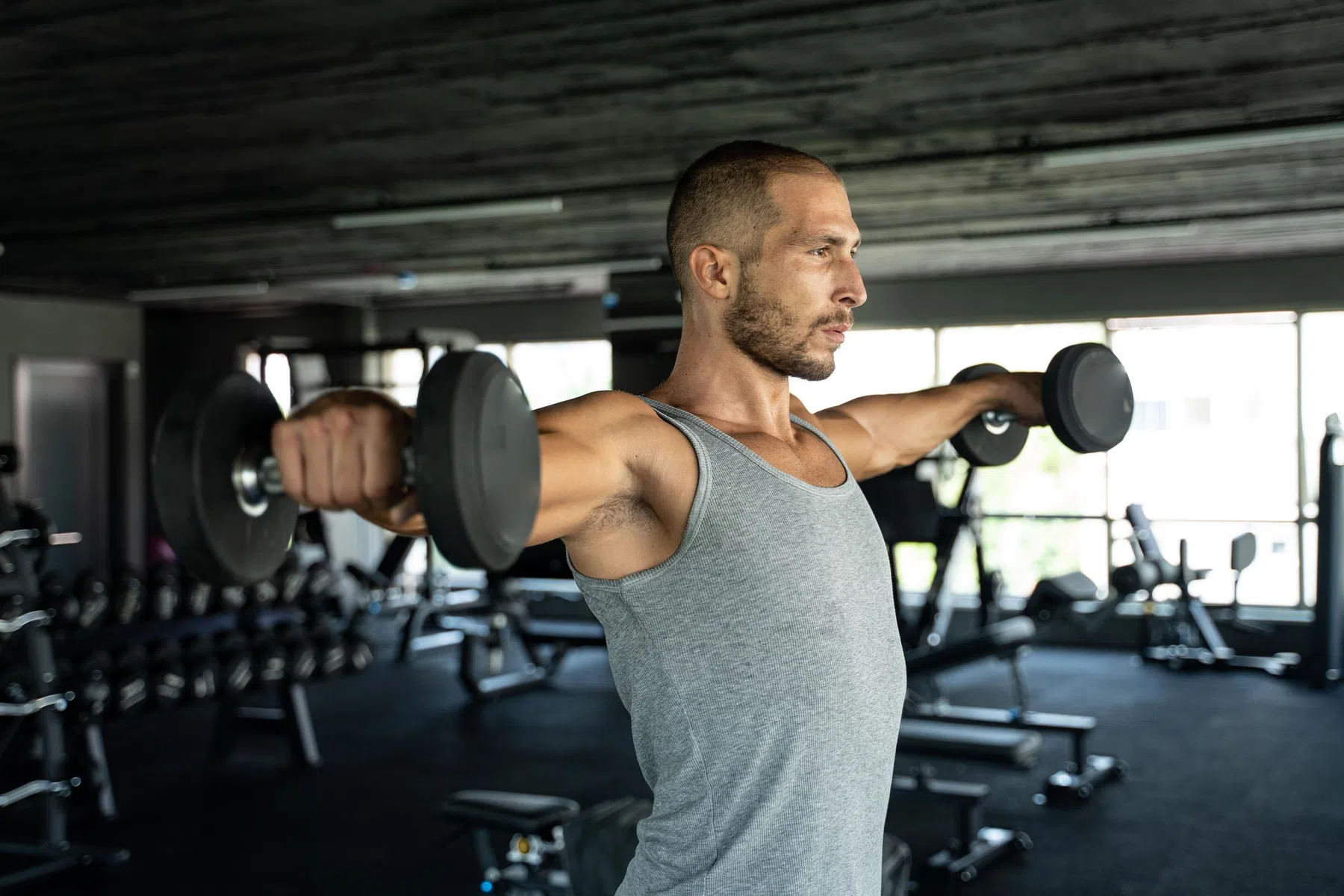 Lateral raise kabel of dumbbel
