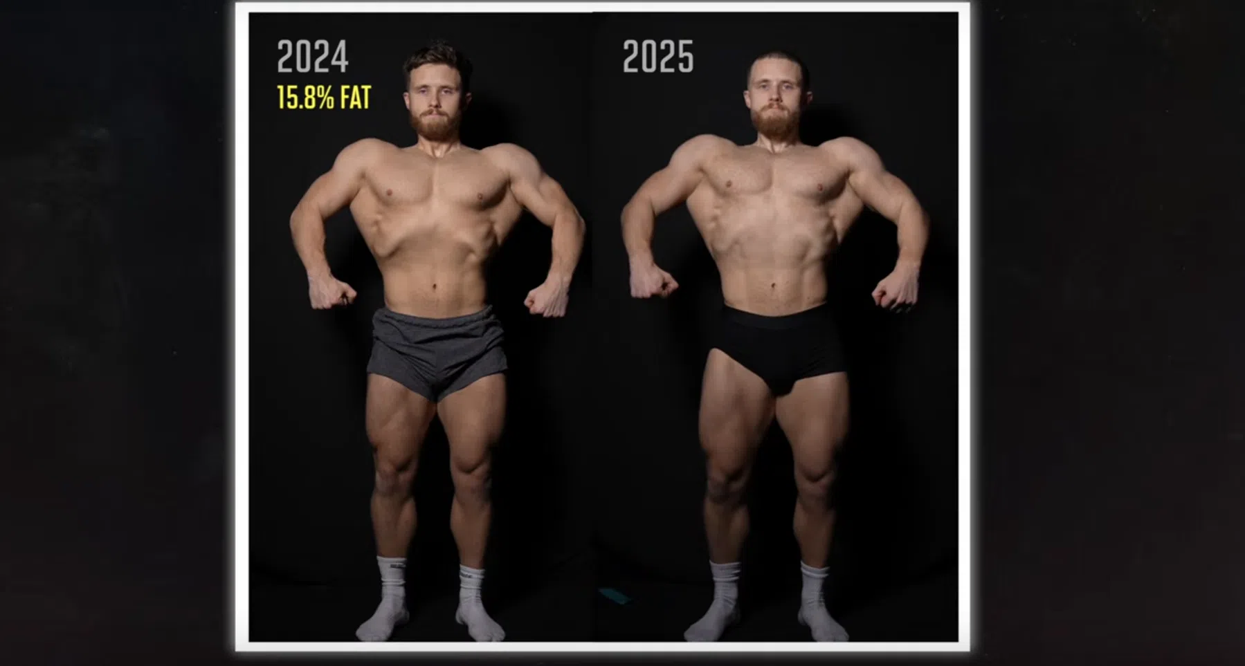 Jeff Nippard toont gains na 1 jaar 'optimaal trainen en eten'