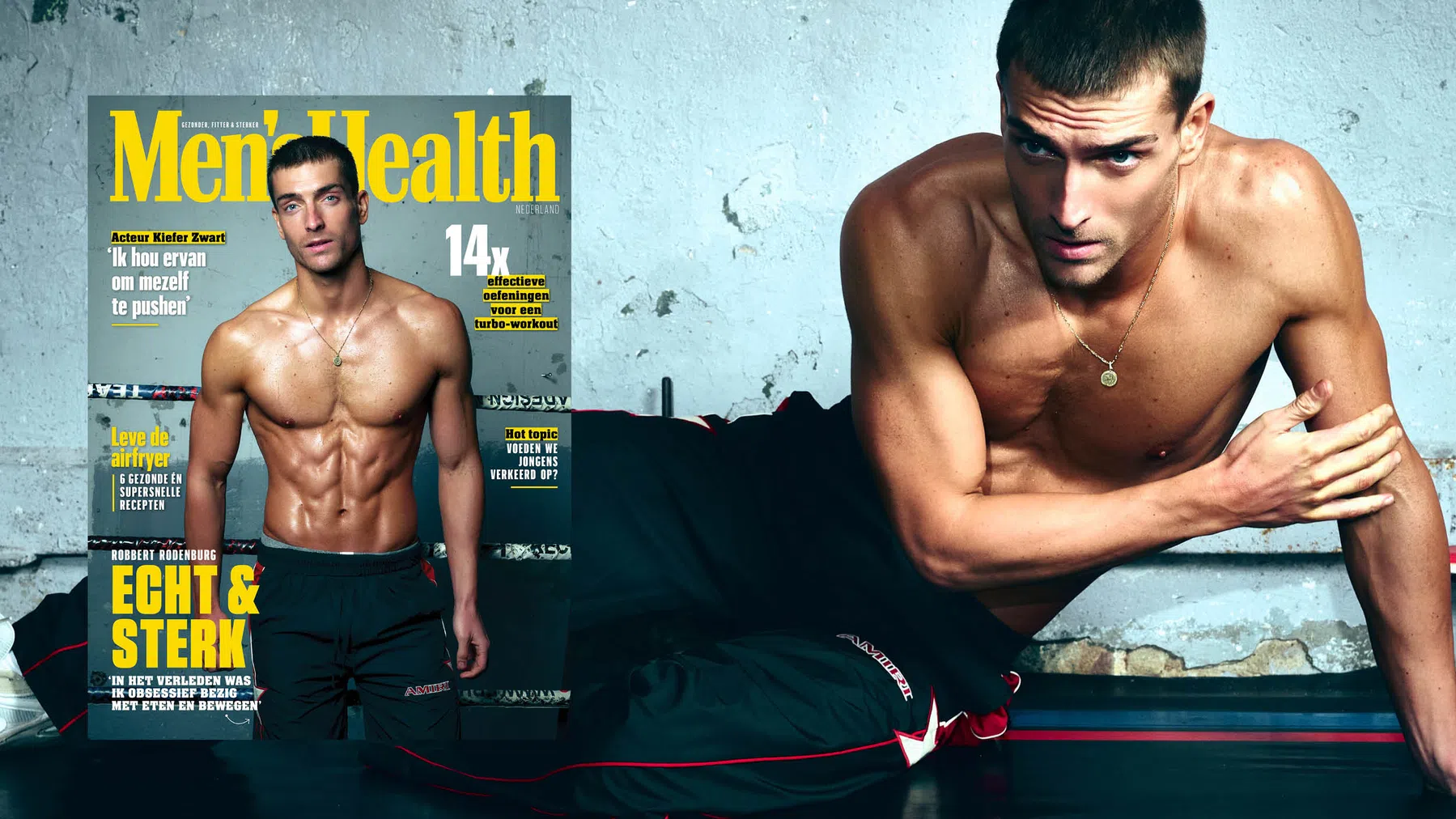Schema: Zo train je als Robbert Rodenburg voor zijn Men’s Health-cover